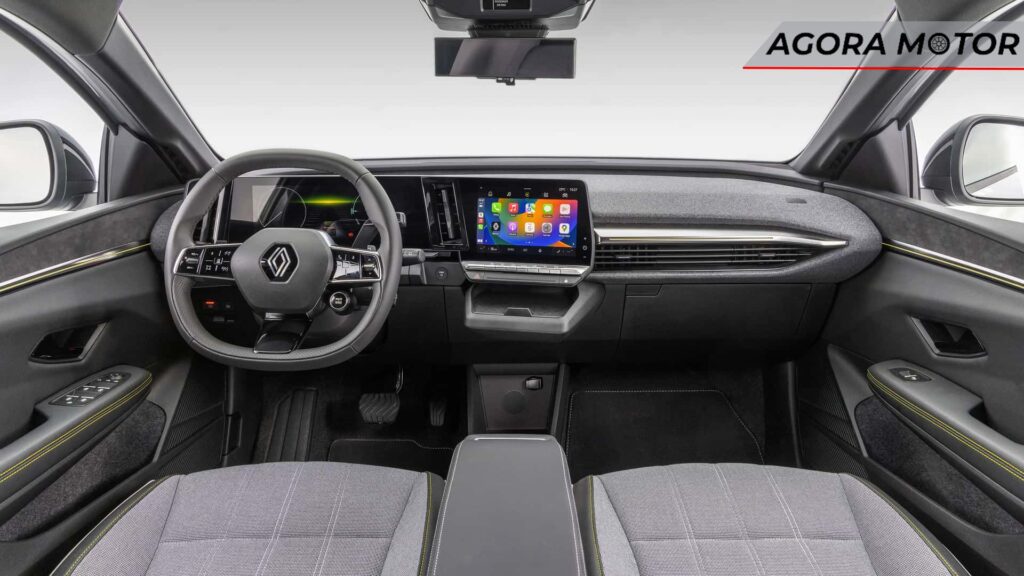 Painel do Renault Megane E-Tech.