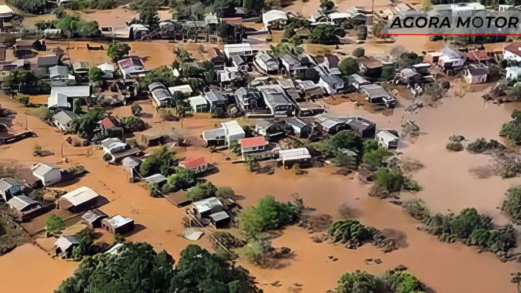 Rio Grande do Sul (RS) está com trechos bloqueados.
