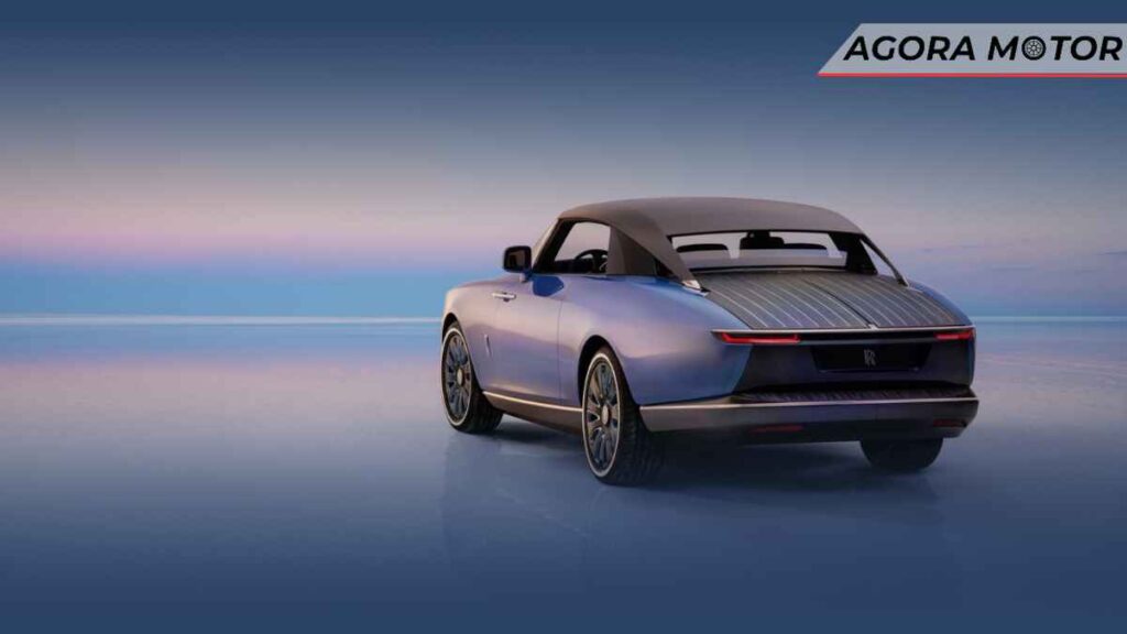 Rolls-Royce apresenta conversível de ultra-luxo com guarda-sol, mesa telescópica e talheres de prata