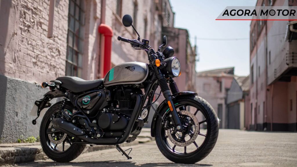 Royal Enfield Hunter 350 Prata.