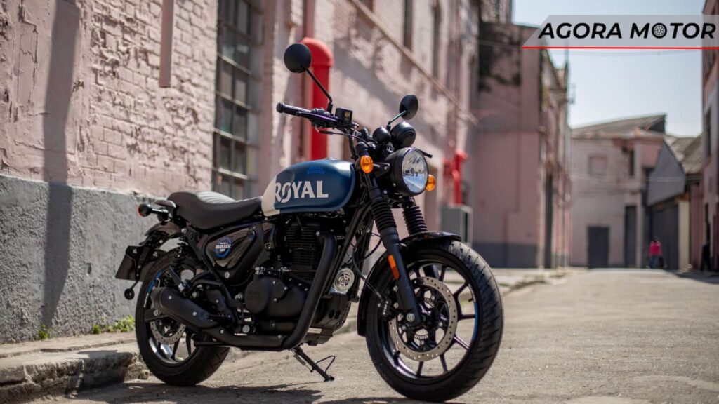 Royal Enfield Hunter 350 Azul.