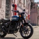 Royal Enfield Hunter 350 Azul.