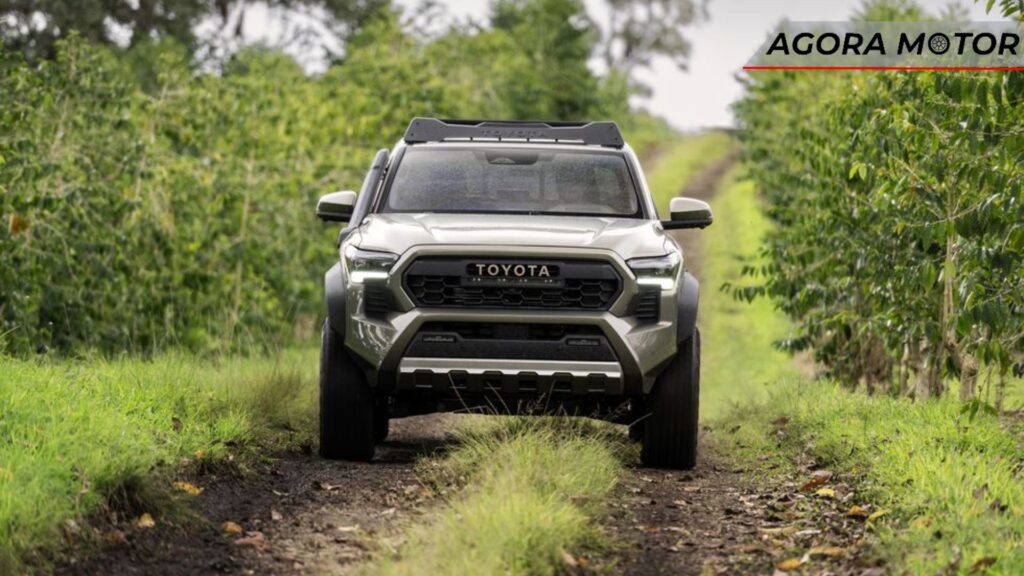 Frente da Toyota Tacoma.
