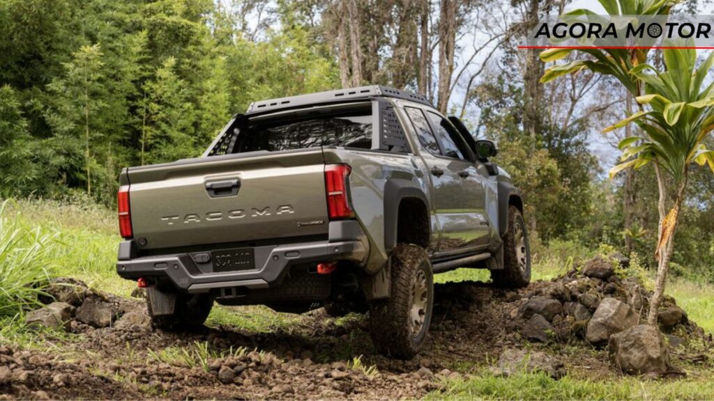Traseira do Toyota Tacoma.