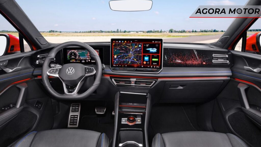 Painel do VW Tiguan 2025.