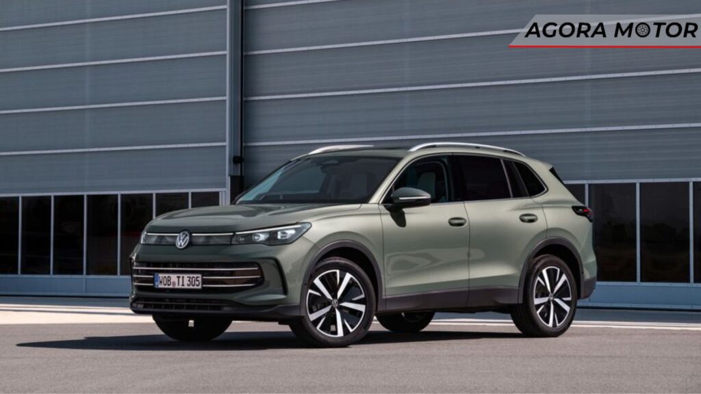 VW Tiguan 2025 em diagonal.