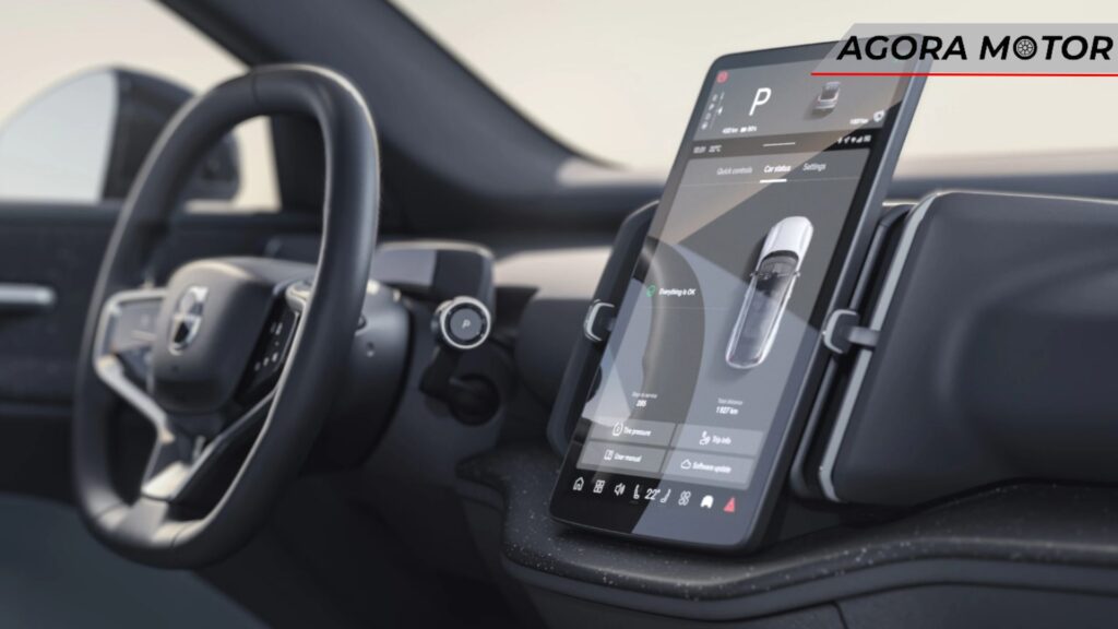 Painel do Volvo EX30 2024.