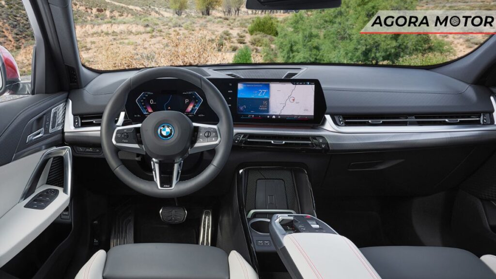BMW apresenta iX2 com interior personalizável e tela de infotainment fácil de usar!