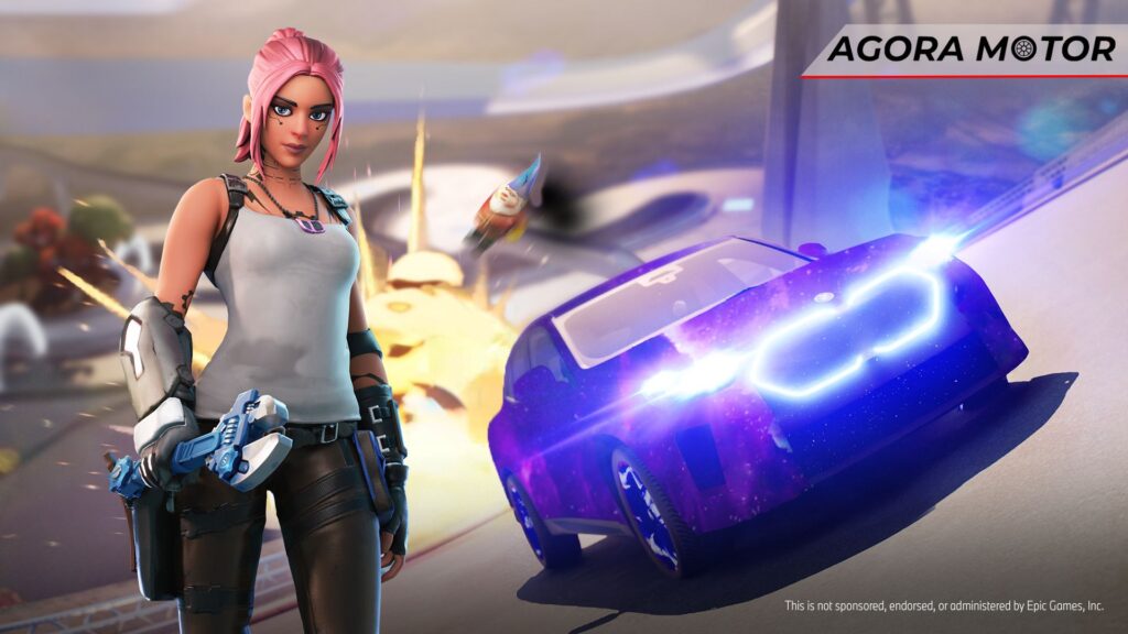 BMW ix2 Fortnite.