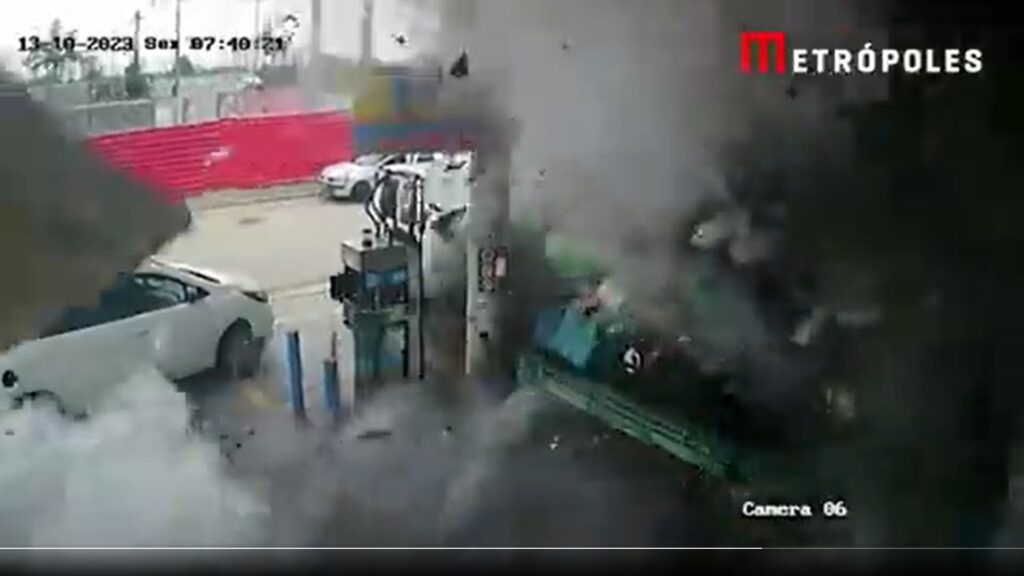 Explosão ao abastecer com GNV