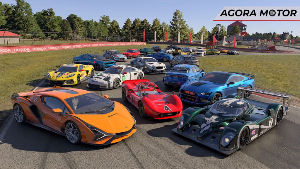 Vários carros no Forza Motorsport.