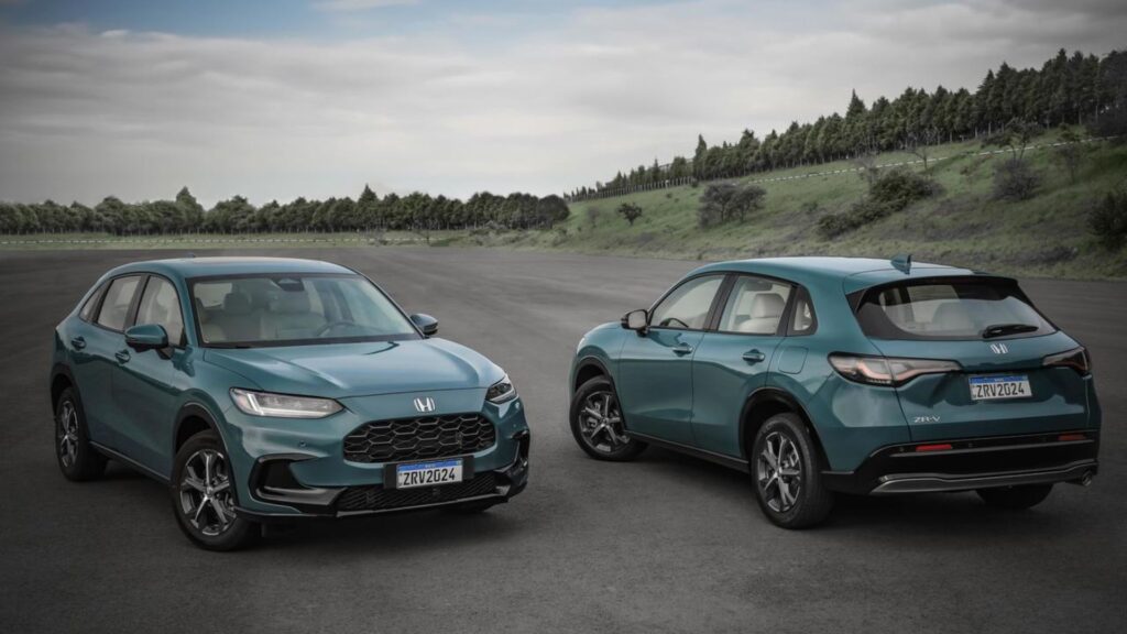 Novo Honda ZR-V é divulgado no Brasil.
