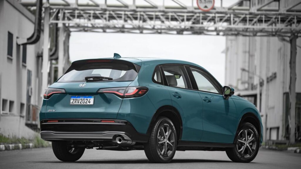 Traseira do Honda ZR-V.