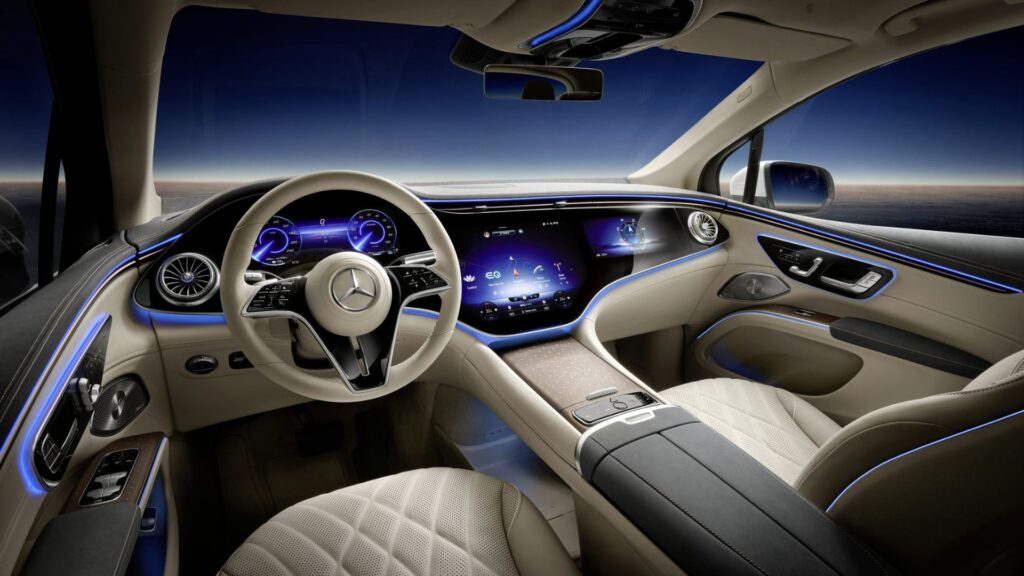 Mercedes EQS SUV Painel