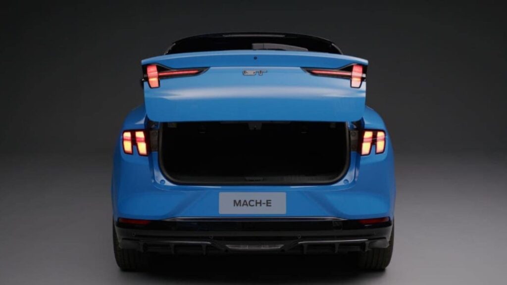 Porta-malas do Mustang Mach-E.