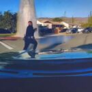 Policial atinge colegue em perseguição.