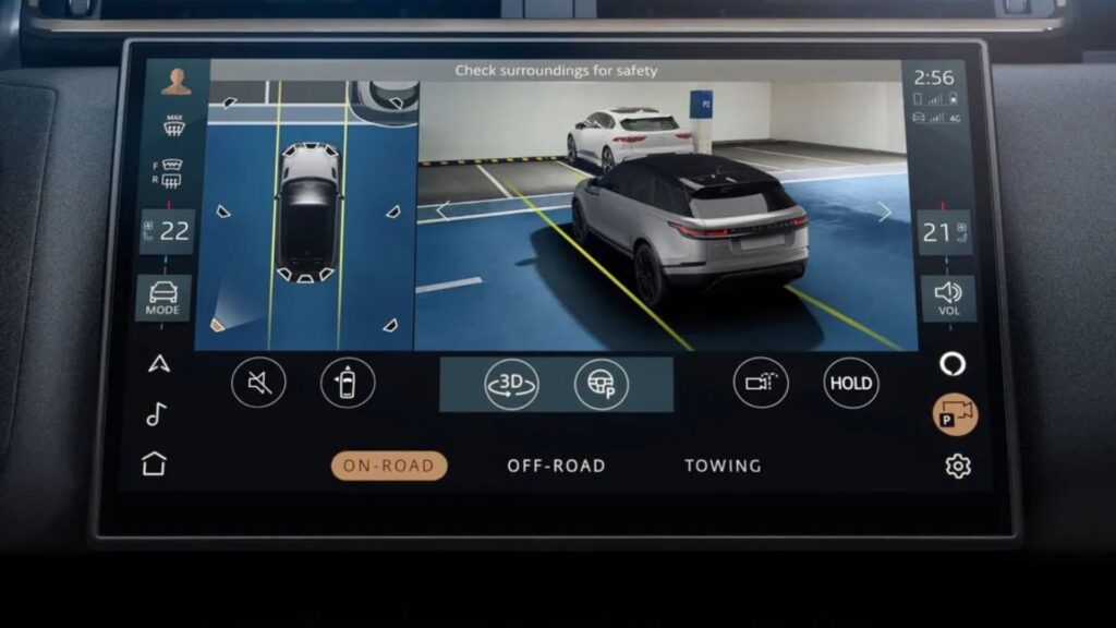 Tela da Range Rover Velar 2024.