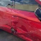 Lamborghini Urus danificado.