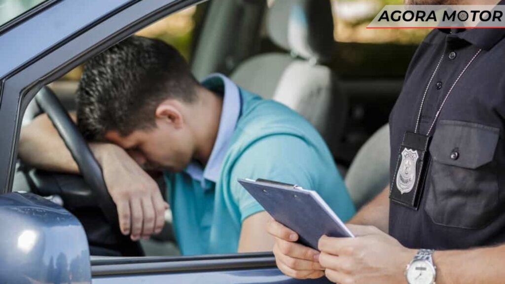 Pessoa em um carro