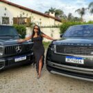 Camila Loures mostras suas máquinas de luxo.