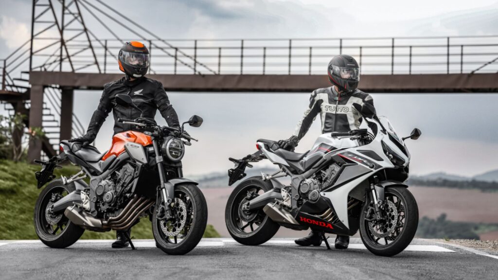 Honda CBR 650 e CB 650 2024.