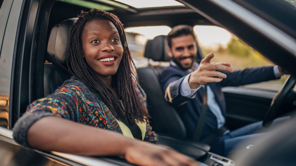 Passageiro pode sentar na frente?