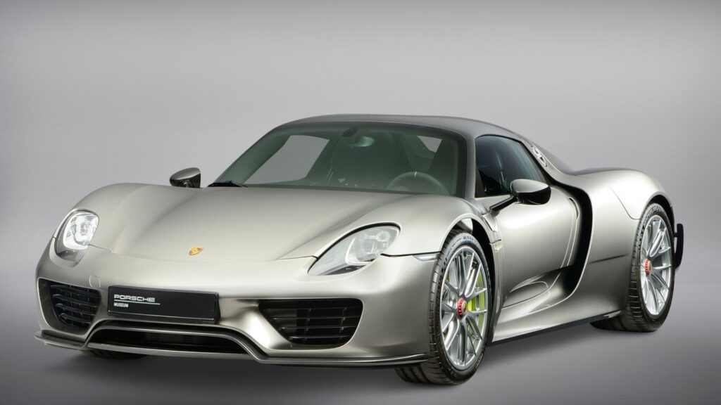 Frente do Porsche 918 Spyder.