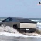 Tesla Cybertruck é visto 