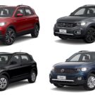 VW T-Cross 2024 versões.