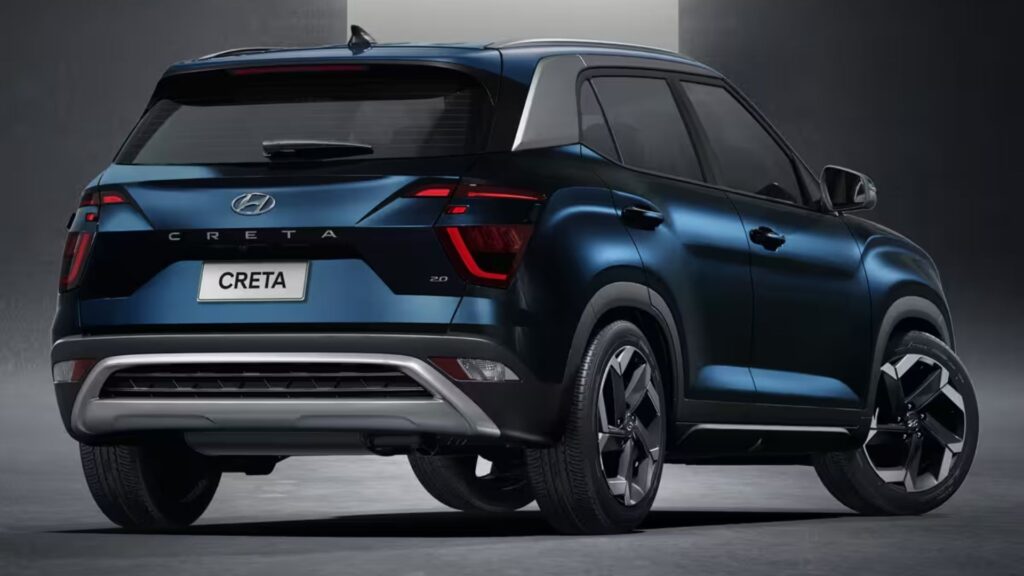 Traseira do Hyundai Creta 2024.