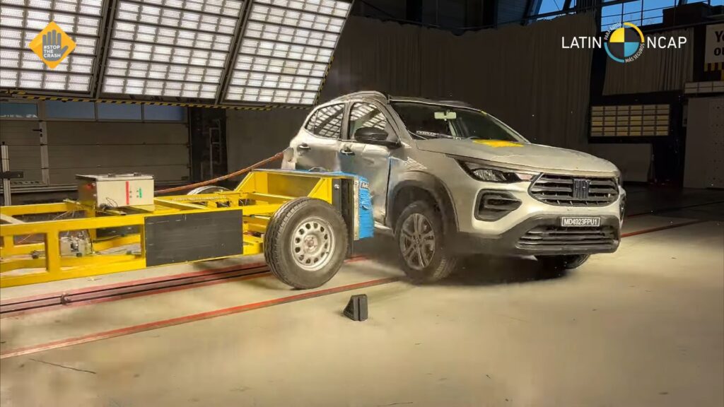 Fiat Pulse vai mal no teste de segurança do Latin NCAP.