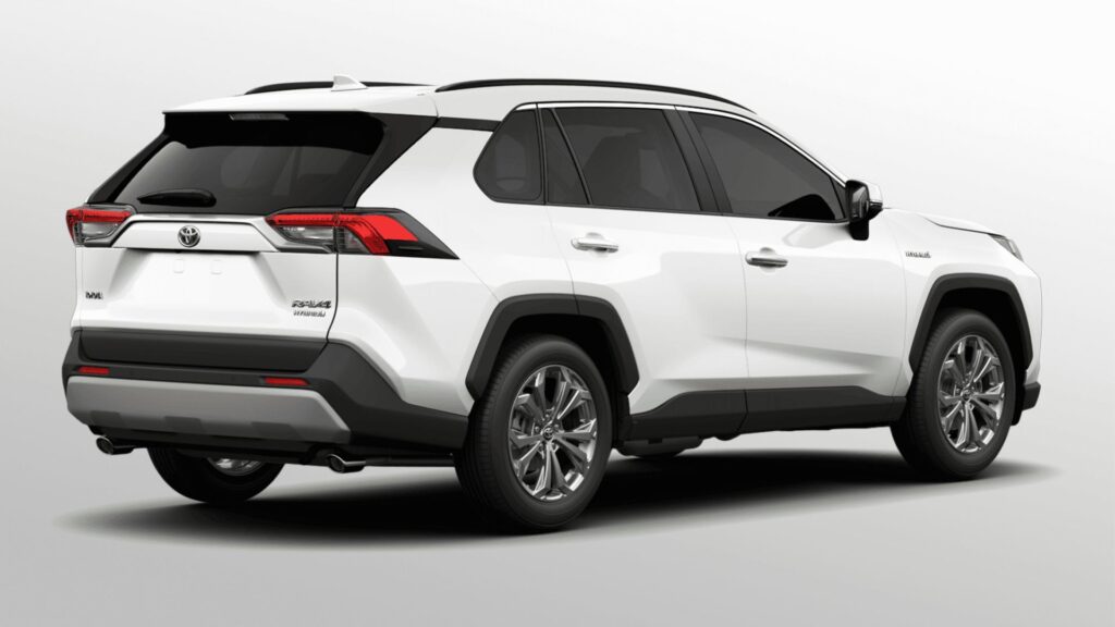 Traseira do RAV4.