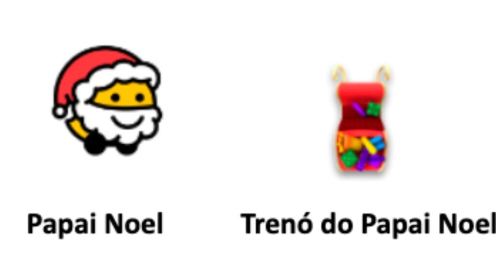 Waze permite dirigir com ajuda do Papai Noel.
