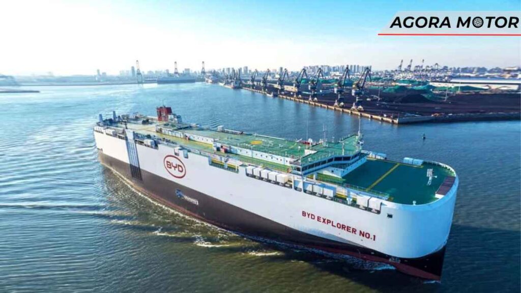 Não só carros, BYD tem seu próprio navio agora!