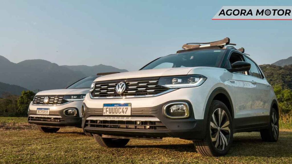 Novo T-Cross 2025 terá faróis 100% de LEDs e diferentes opções de motorização