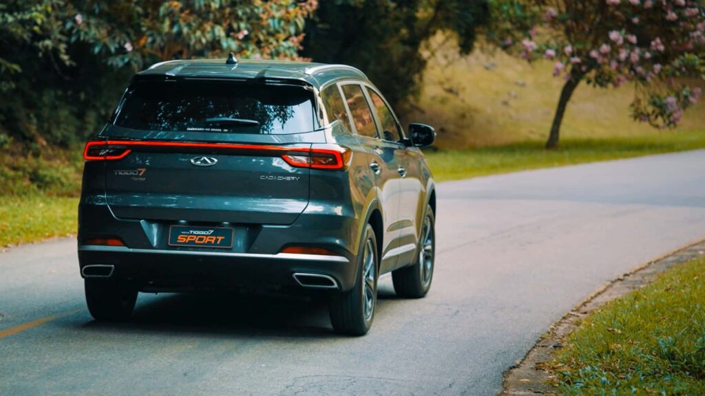 Traseira do Caoa Chery Chery Tiggo 7 Sport 2025.