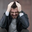 Pessoa traumatizada.