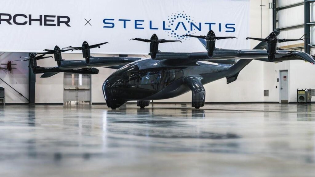 eVTOL em parceria da Stellantis x Archer.