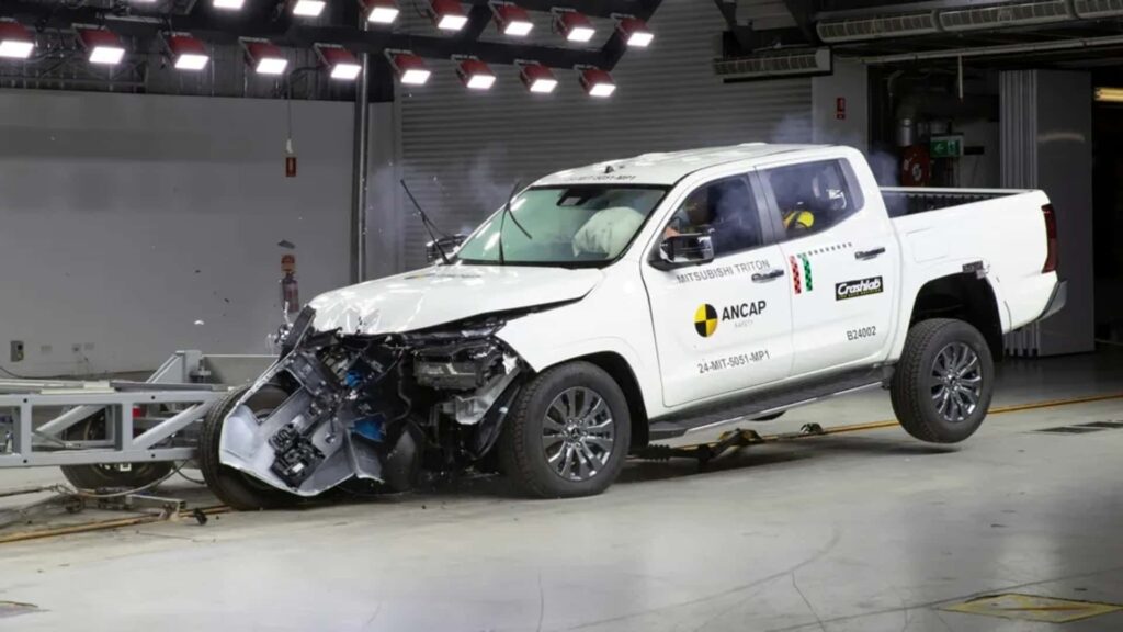 Nova Mitsubishi L200 Triton tem nota máxima de segurança.