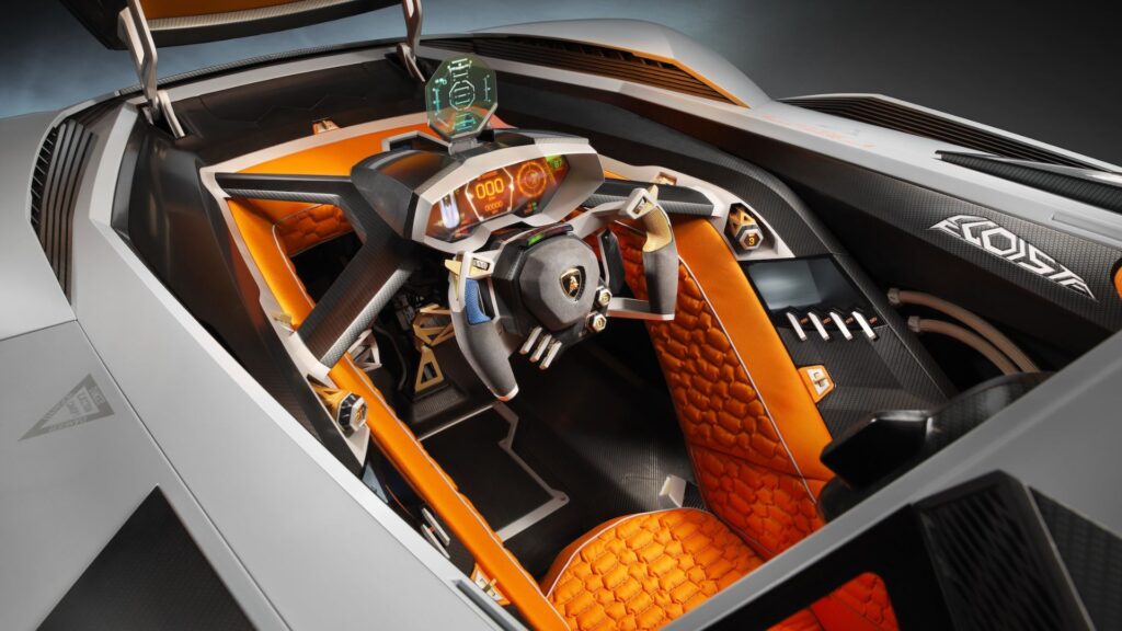 Lamborghini Egoista painel.