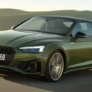 Audi Coupe e Cabriolet 2025 verde na estrada