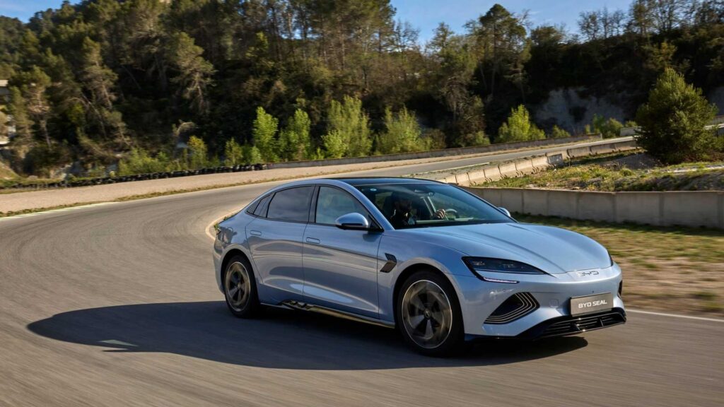 BYD Seal 2025 na pista