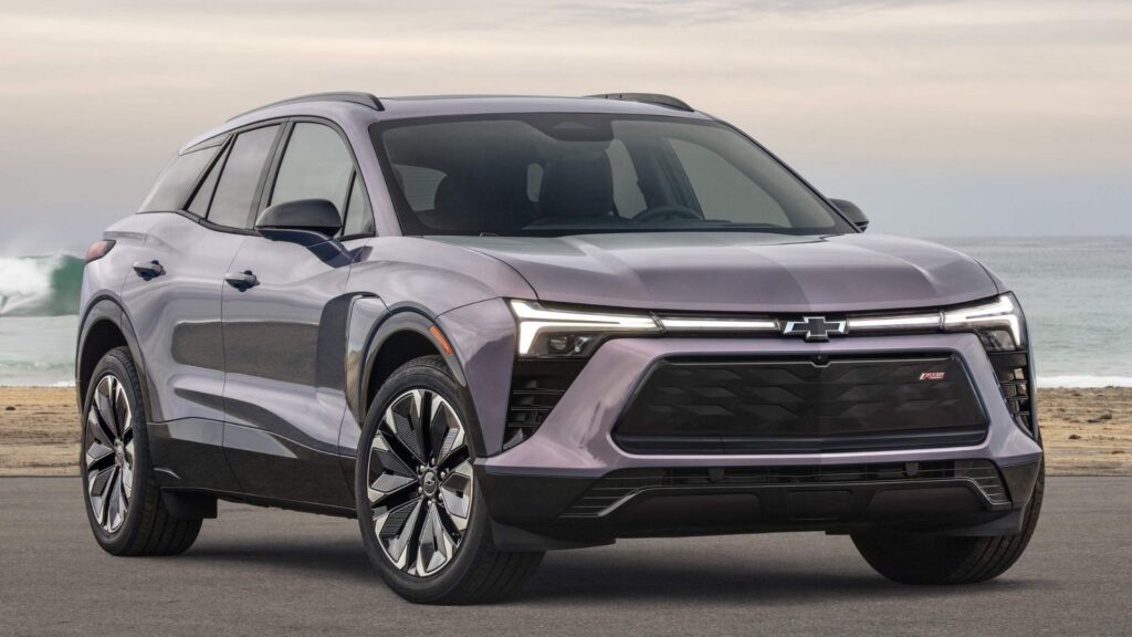 Chevrolet Blazer EV RS na diagonal
