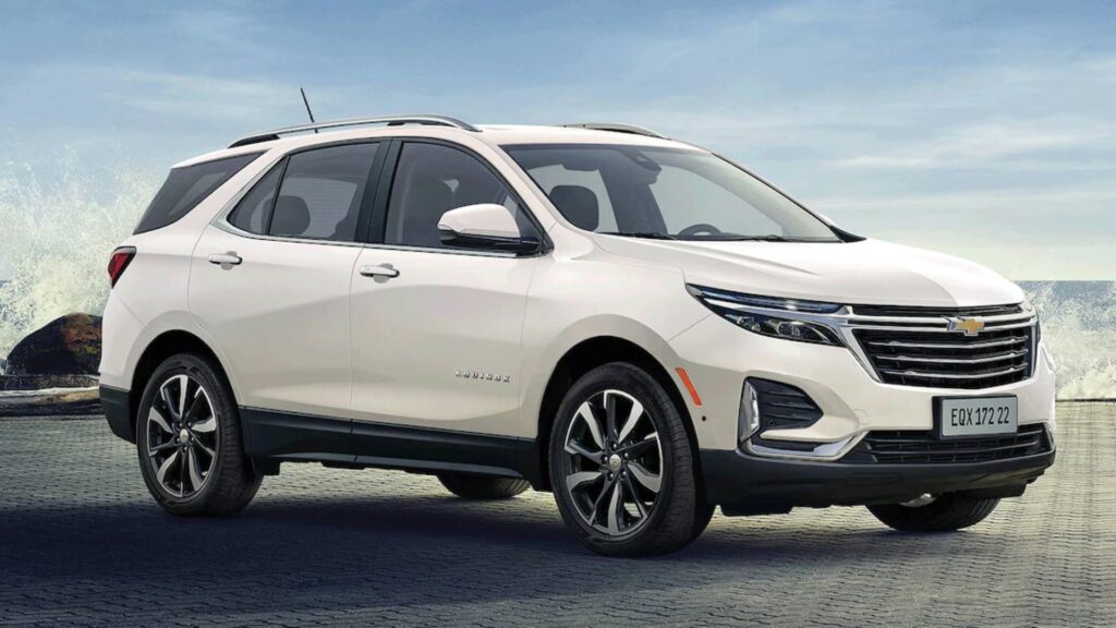 Dianteira do Chevrolet Equinox 2025