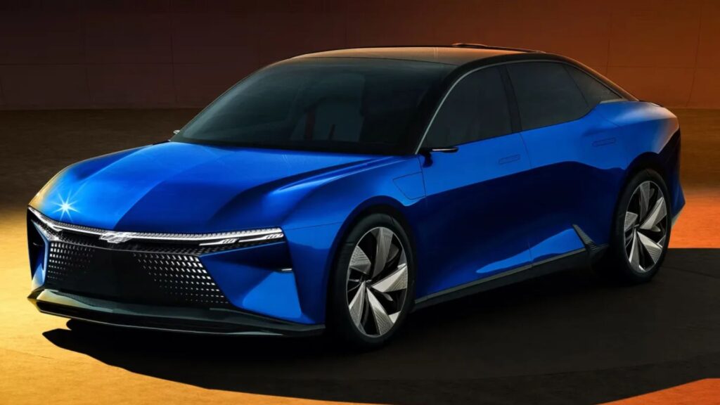 Cruze 2025 azul em fundo laranja