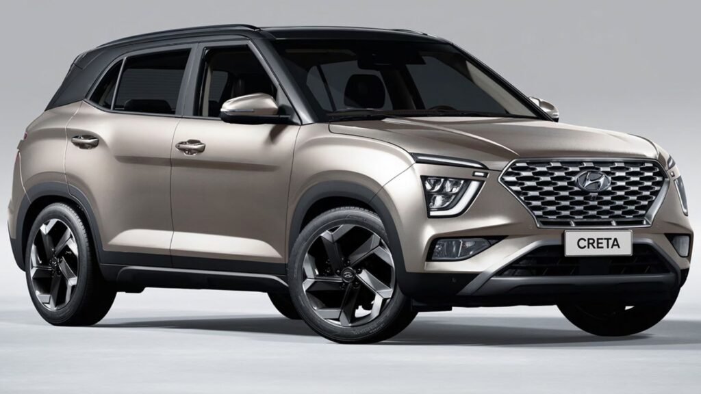 Dianteira do Hyundai Creta 2024