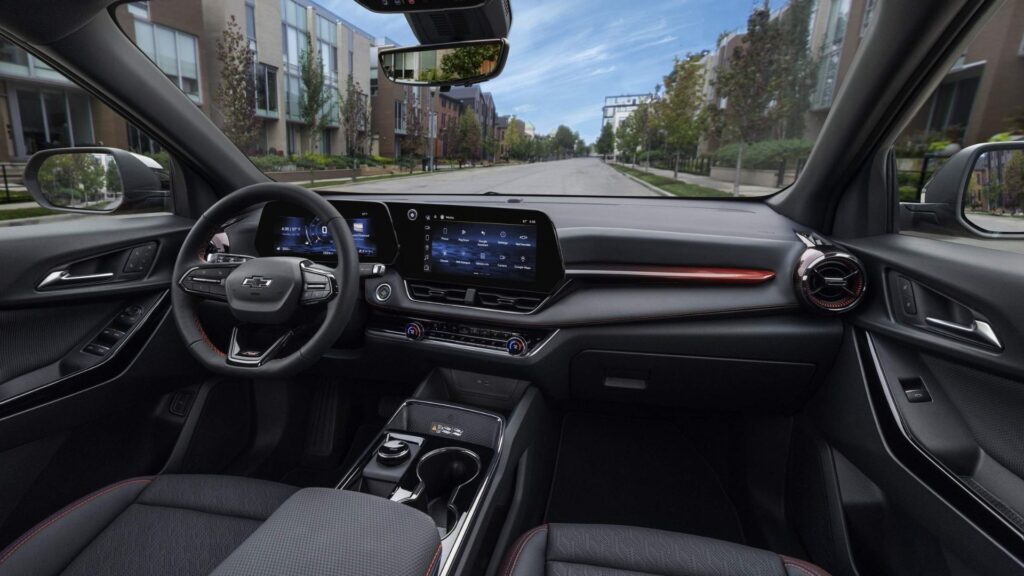 Interna do Chevrolet Equinox 2025