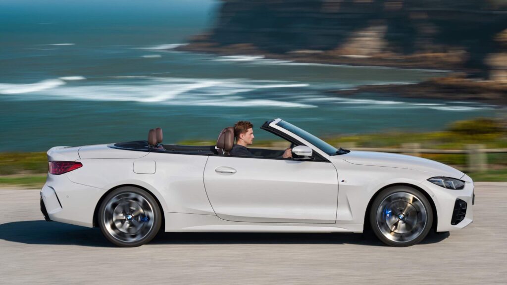Lateral da BMW 420i 2025