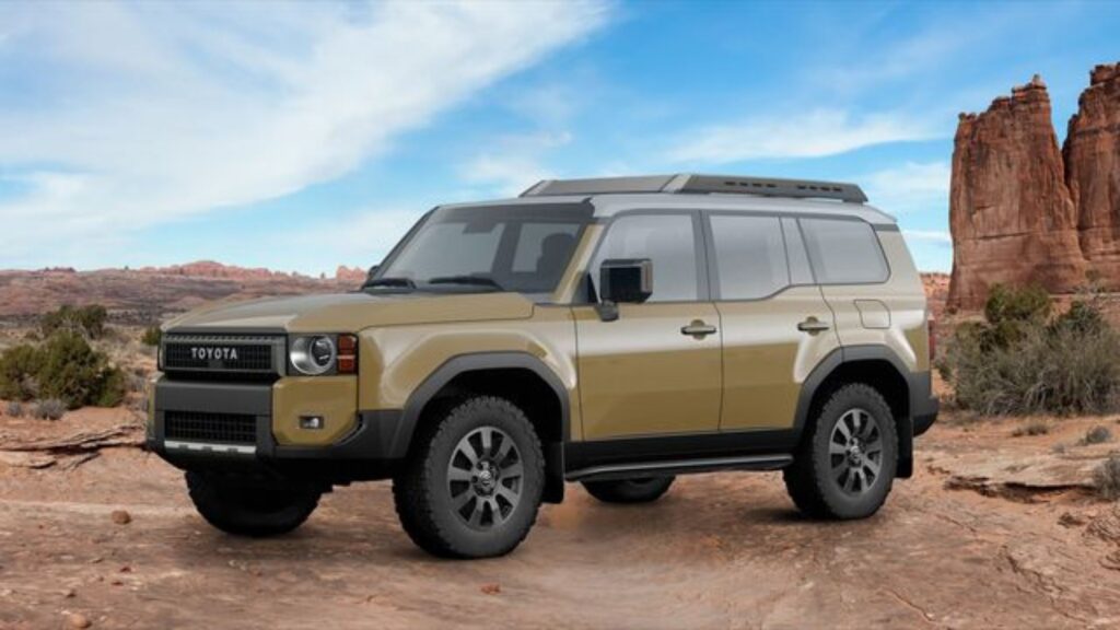 Lateral do Toyota Land Cruiser 2024
