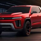 Chevrolet Montana 2025 vermelha parada